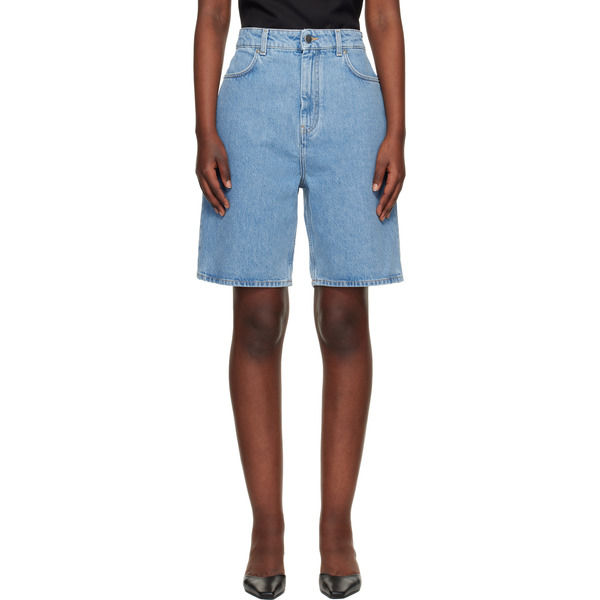  Loulou De Saison Blue Isu Lds Denim Shorts 