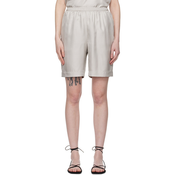  Loulou De Saison Gray Zinia Shorts 