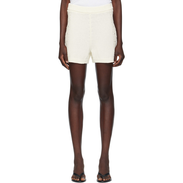  Loulou De Saison Off-white Andel Shorts 
