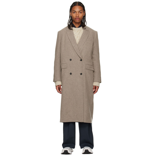  Low Classic Beige Double Long Coat 