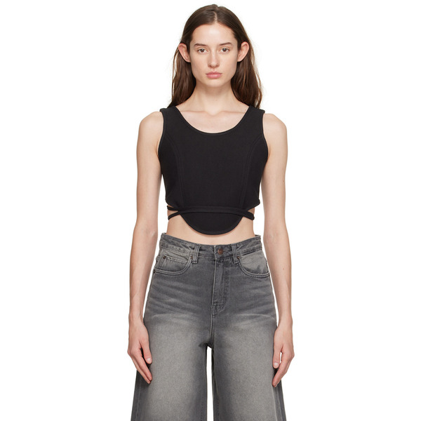  Low Classic Black Convertible Tank Top 