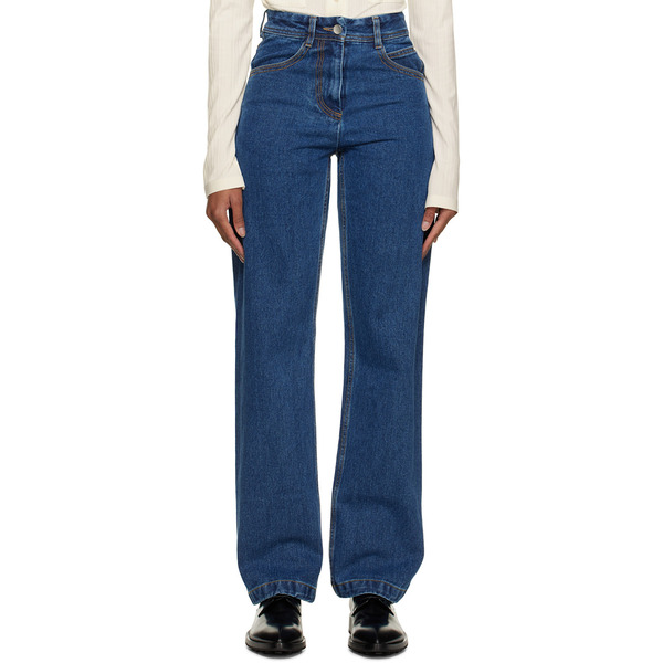  Low Classic Blue Straight Fit Jeans 