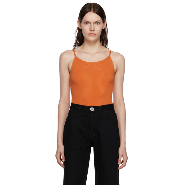  Low Classic Orange Rib Bodysuit 