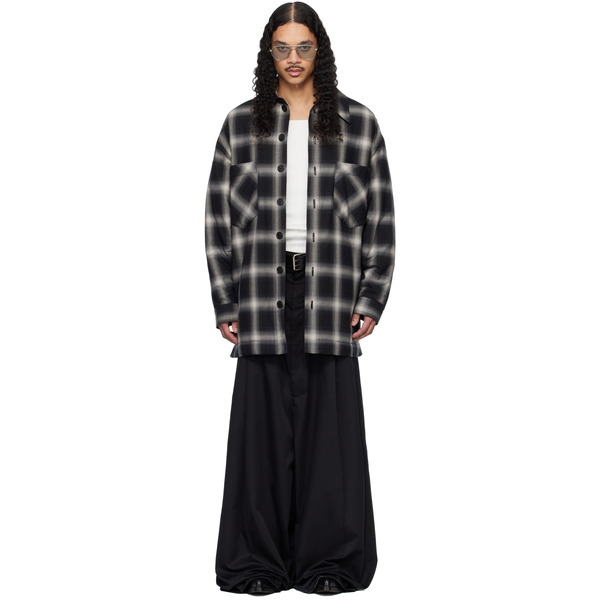  Lu'u Dan Black Fat Boy Flannel Shirt 