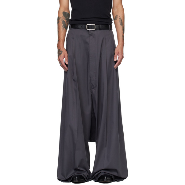  Lu'u Dan Gray Lowline Trousers 