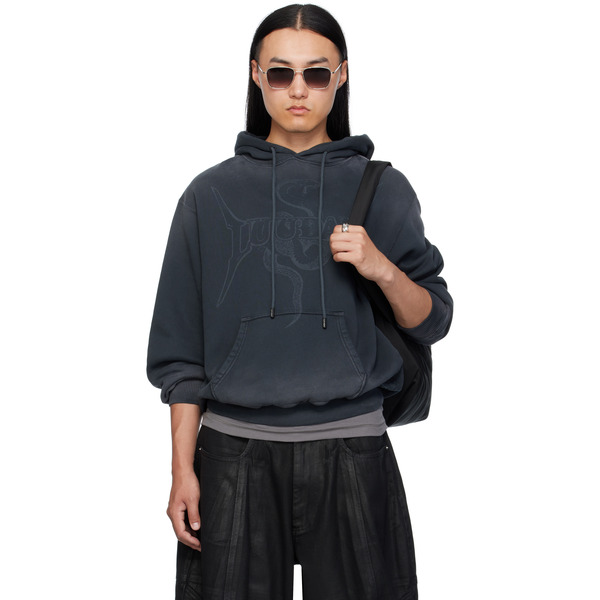  Lu'u Dan Gray Slouch Hoodie 