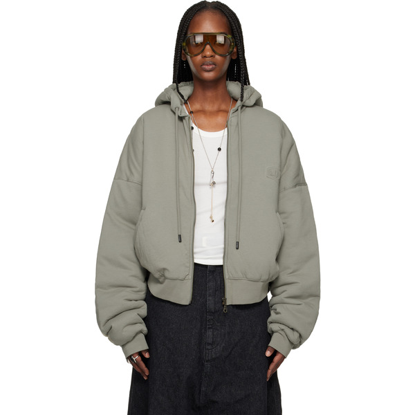  Lu'u Dan Gray Wadded Hoodie 