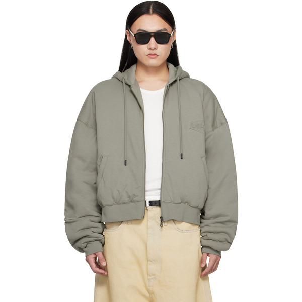  Lu'u Dan Gray Wadded Hoodie 