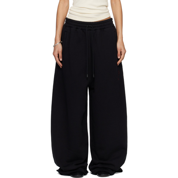  Lu'u Dan Ssense Exclusive Black Raw-cut Bontan Lounge Pants 