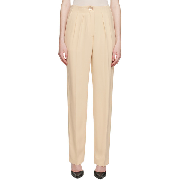  Maiden Name Beige Lila Trousers 