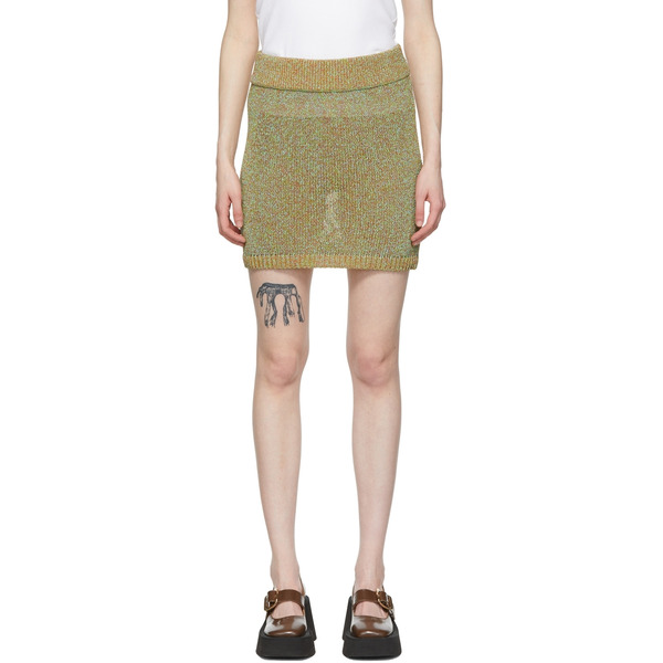  Maiden Name Ssense Exclusive Multicolor Raven Mini Skirt 