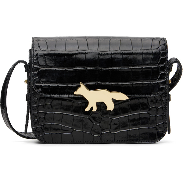  Maison Kitsuné Black Edie Bag 