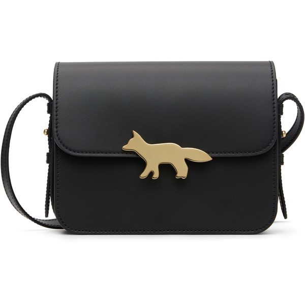  Maison Kitsuné Black Edie Large Bag 