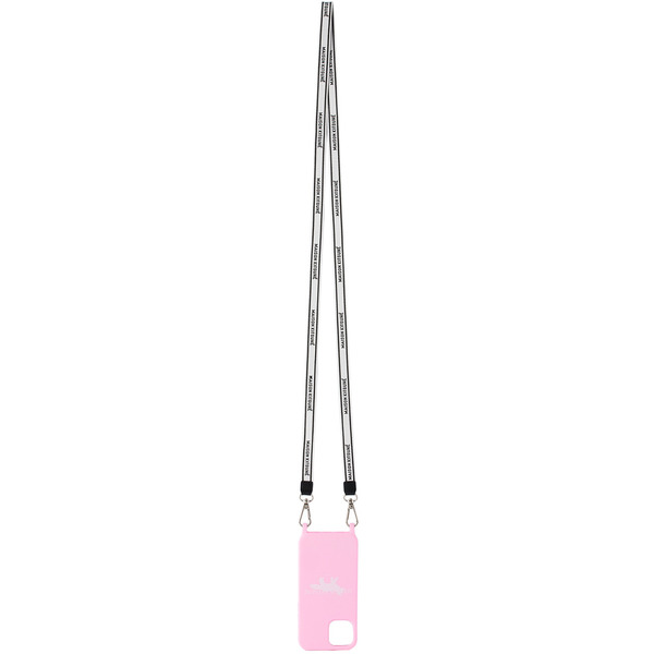  Maison Kitsuné Pink Stamp Logo Strap Iphone 12/12 Pro Case 
