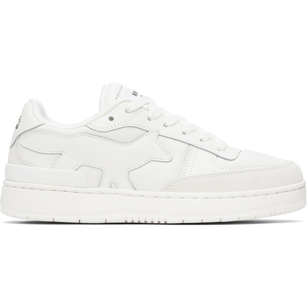  Maison Kitsuné White Chiru Sneakers 