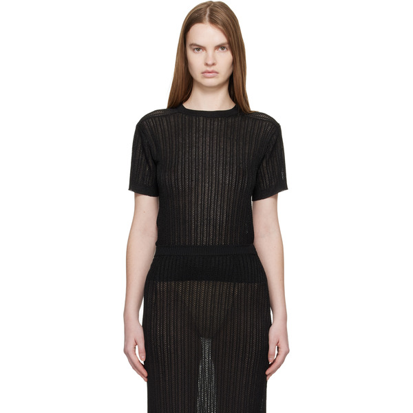  Maison Margiela Black Knit Sweater 