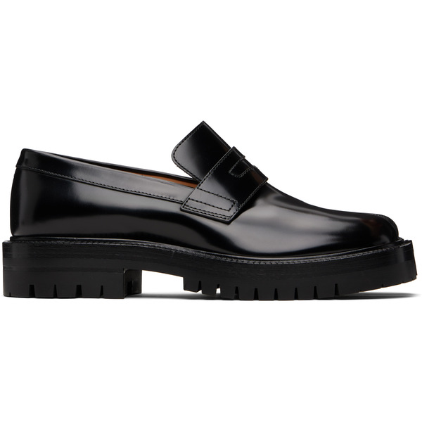  Maison Margiela Black Tabi Loafers 