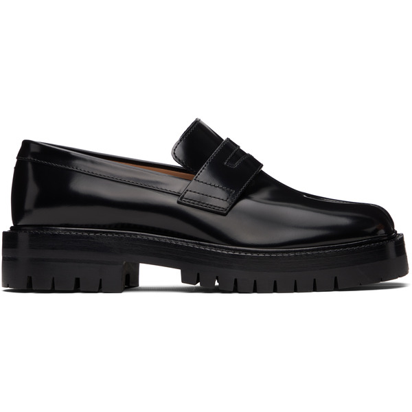 Maison Margiela Black Tabi Loafers 