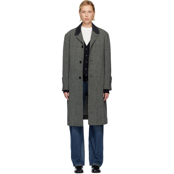  Maison Margiela Black Wool Coat 
