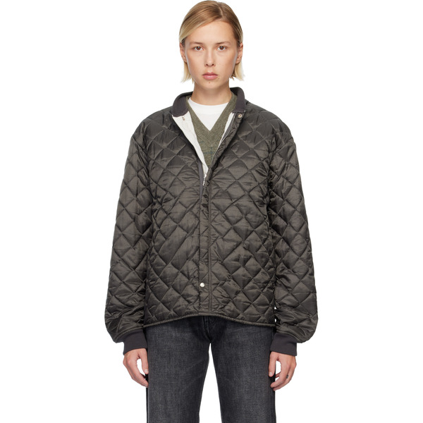  Maison Margiela Gray Quilted Jacket 