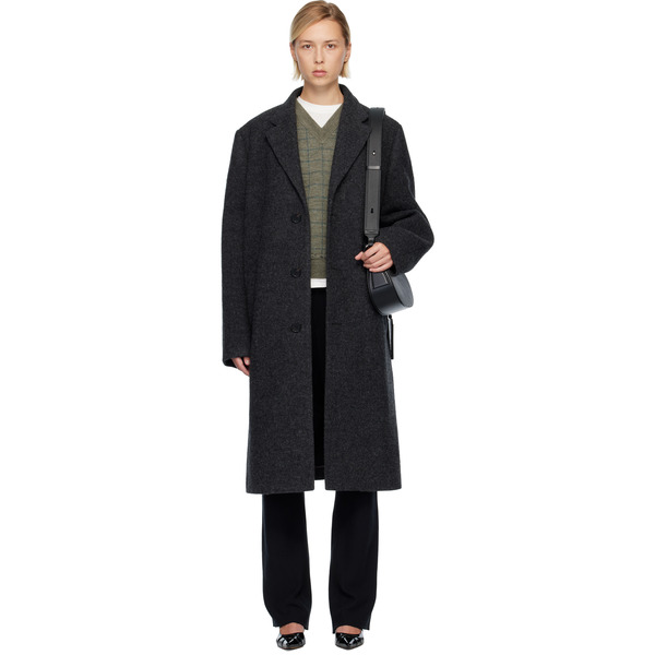  Maison Margiela Gray Wool Coat 