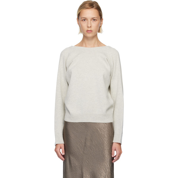  Maison Margiela Gray Wool Knit Sweater 