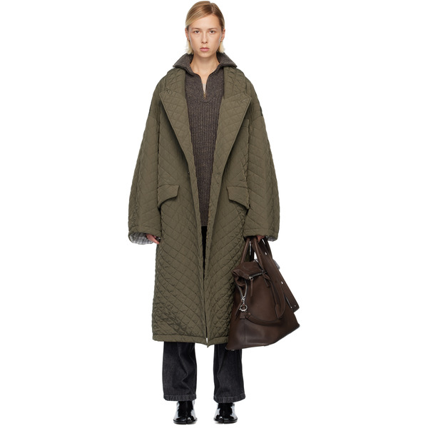  Maison Margiela Green Quilted Coat 