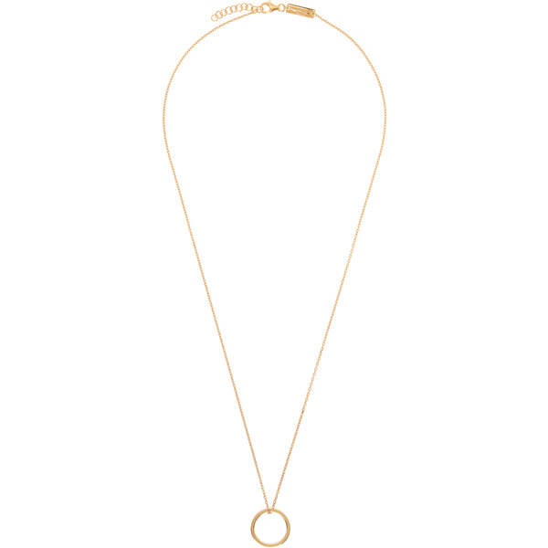  Maison Margiela Logo Reference Ring Necklace 