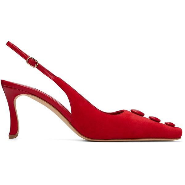  Manolo Blahnik Red Alexapla Heels 