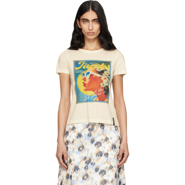  Marc Jacobs Off-white Sun Poster Femme T-shirt 