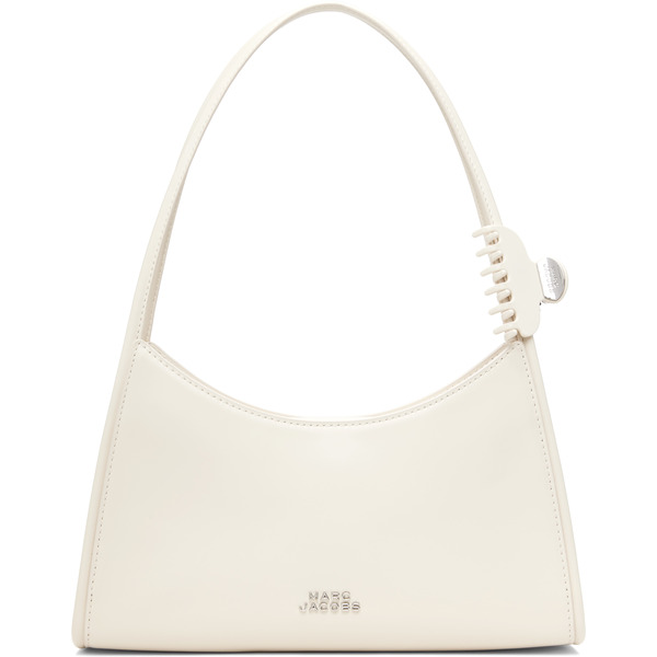  Marc Jacobs Off-white 'the Glam Claw Clip' Shoulder Bag 