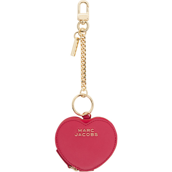 Marc Jacobs Red 'the Heart Pouch' Bag Charm 