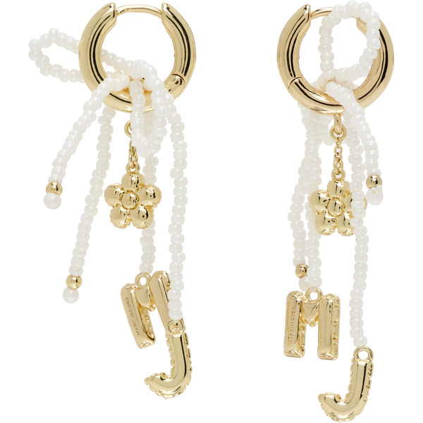  Marc Jacobs 'the Beaded Mj' Earrings 