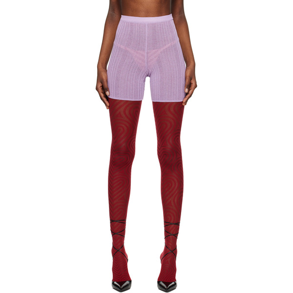  Marco Rambaldi Purple Elasticized Shorts 