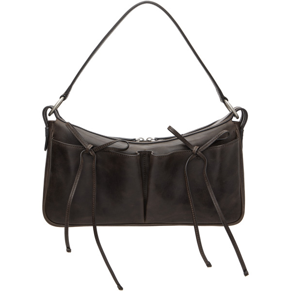  Margesherwood Brown Ribbon Pochette Large Bag 