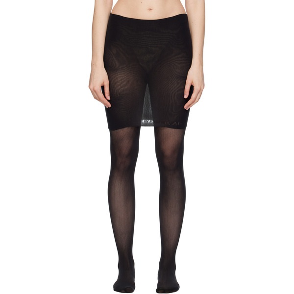  Marie Adam-leenaerdt Black Collant Miniskirt 