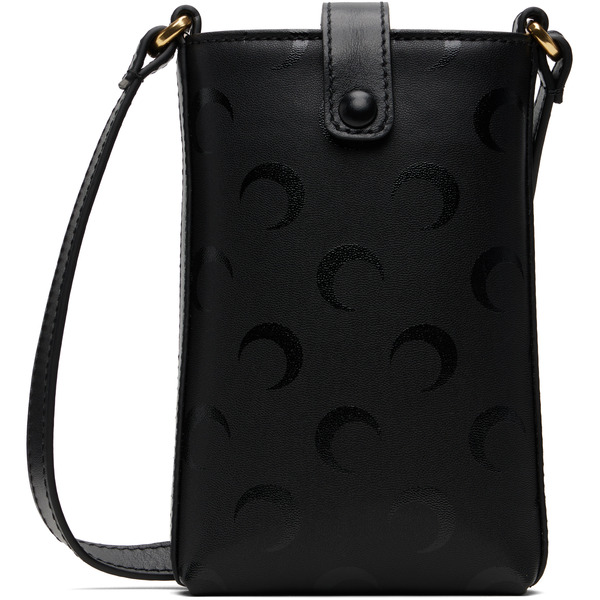  Marine Serre Black Moon Canvas Phone Holder 