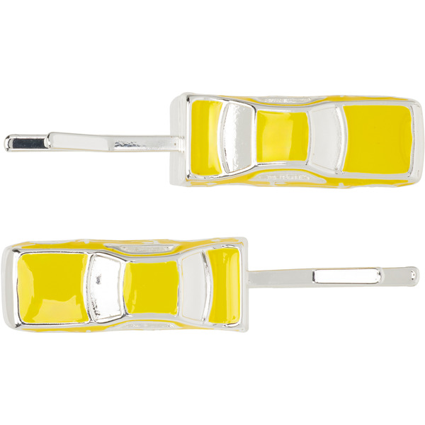  Marland Backus Silver & Yellow Traffic Jam Hairpin Set 