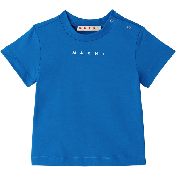  Marni Baby Blue Logo T-shirt 
