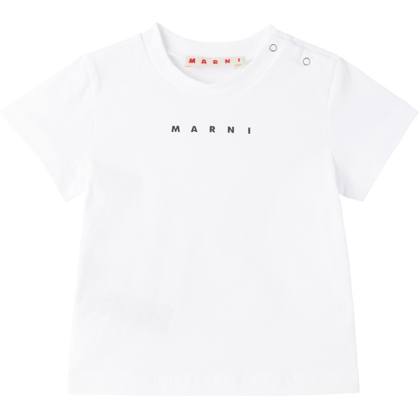  Marni Baby White Logo T-shirt 