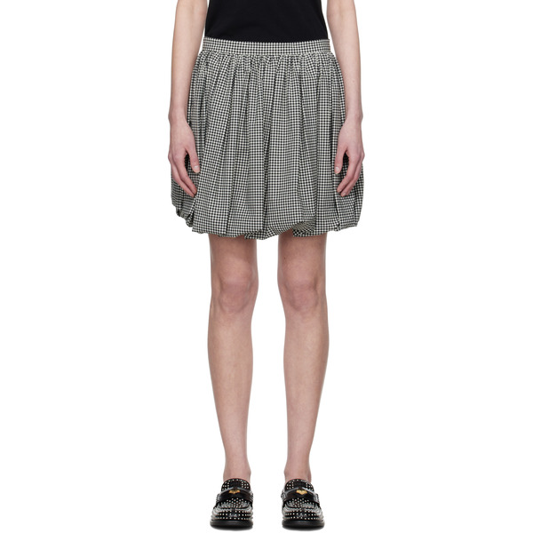  Marni Black & White Balloon Miniskirt 