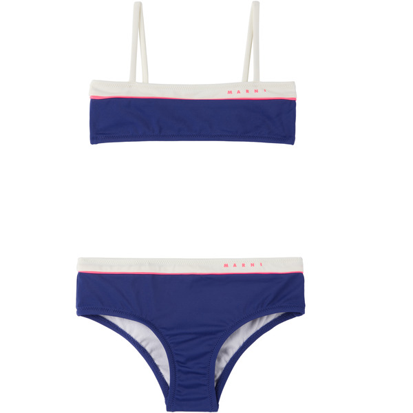  Marni Kids Navy Printed-logo Bikini 