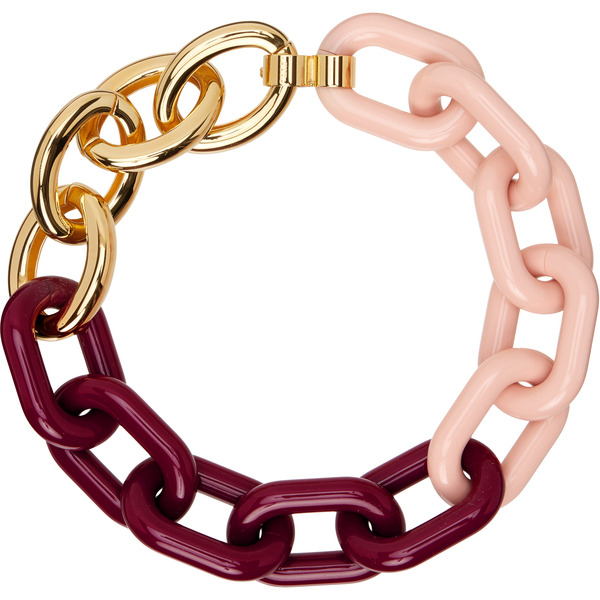  Marni Metal & Resin Chain Necklace 