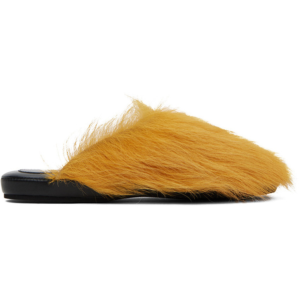  Marni Yellow Fussbett Sabot Slippers 