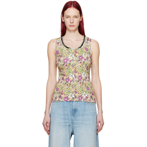  Martine Rose Multicolor Floral Tank Top 