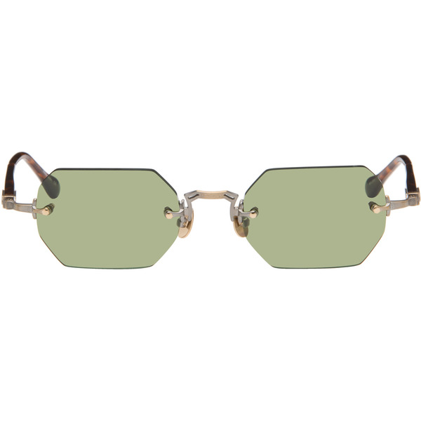  Matsuda Gold & Brown M5010 Sunglasses 