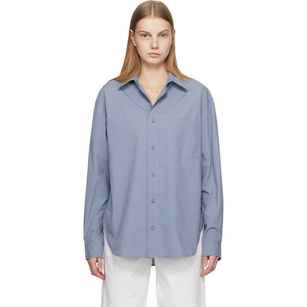  Matteau Blue Relaxed Shirt 