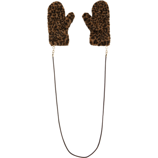  Max Mara Brown & Black Ombrato10 Gloves 