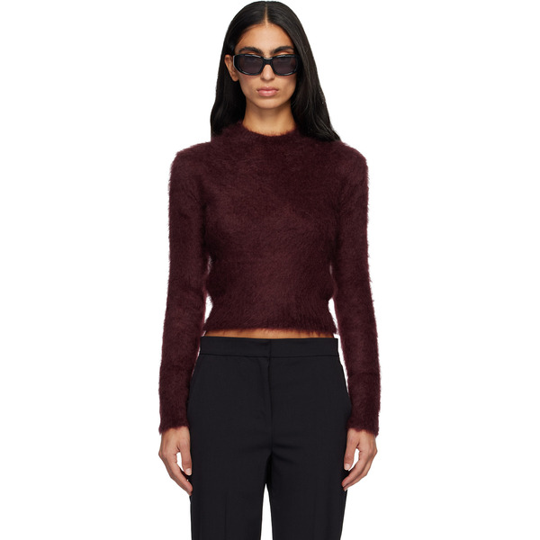  Max Mara Burgundy Adatti Sweater 
