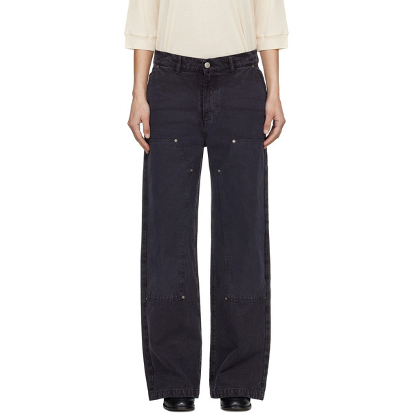  Mfpen Gray Double Knee Jeans 